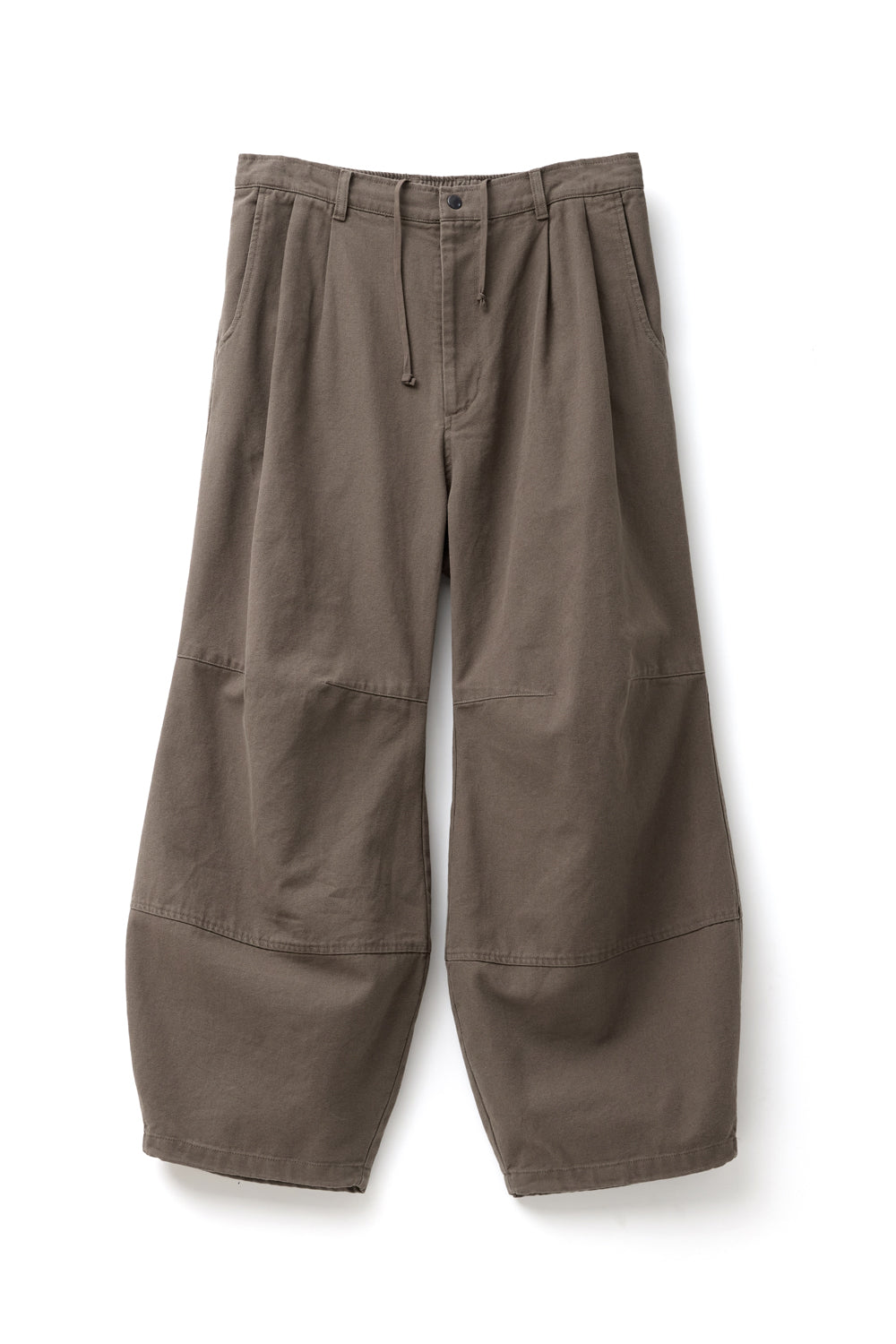 Volume Pants Oxford Washed Dark Beige