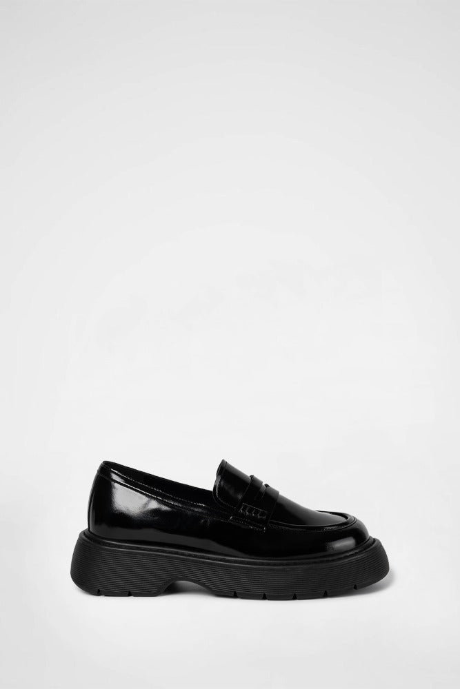 CASUAL PENNY LOAFERS / BLACK