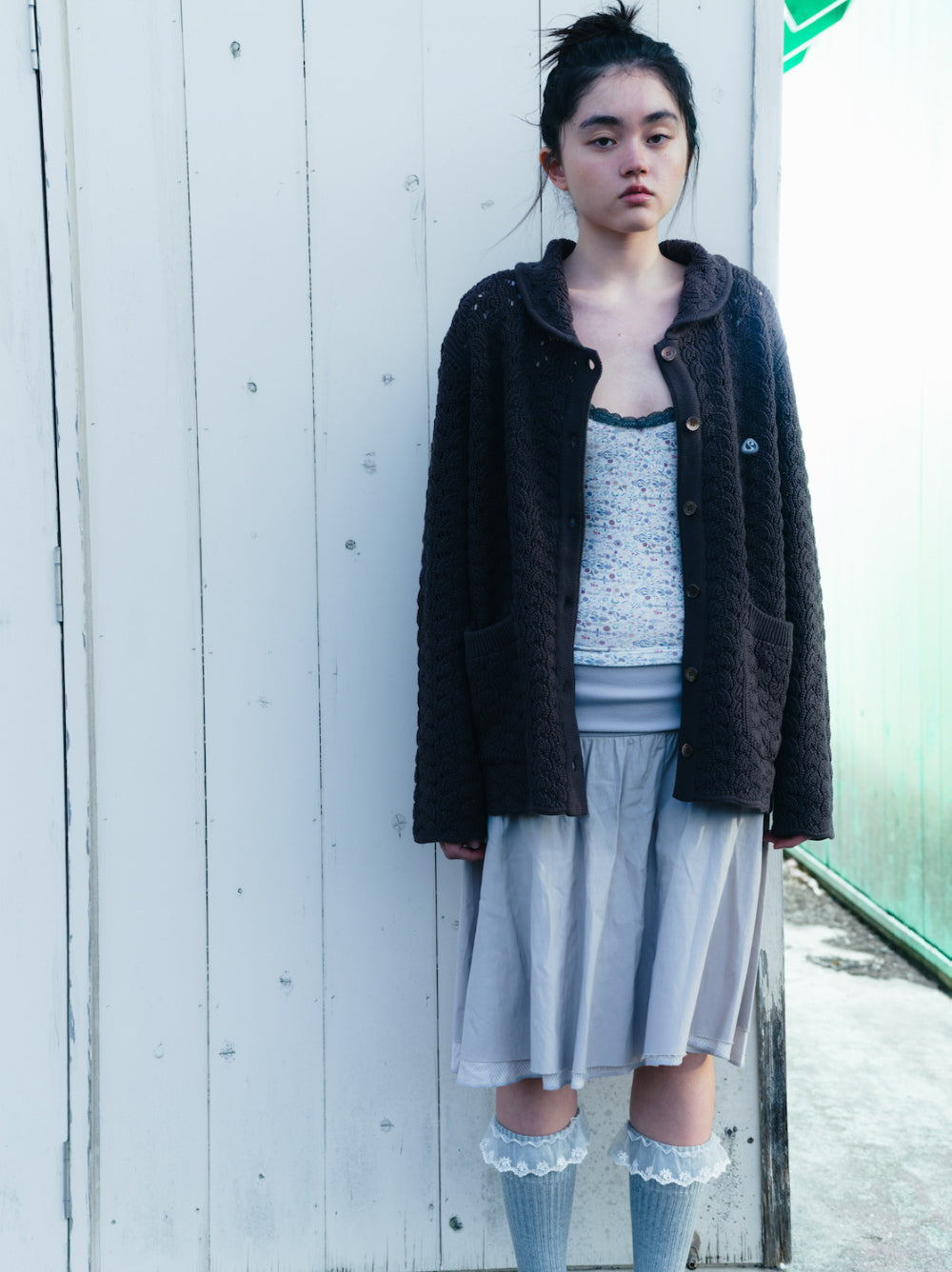 DOODLE SLEEVELESS IVORY