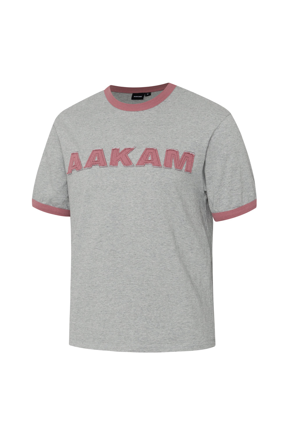 Logo Patch Ringer Top (Pink)