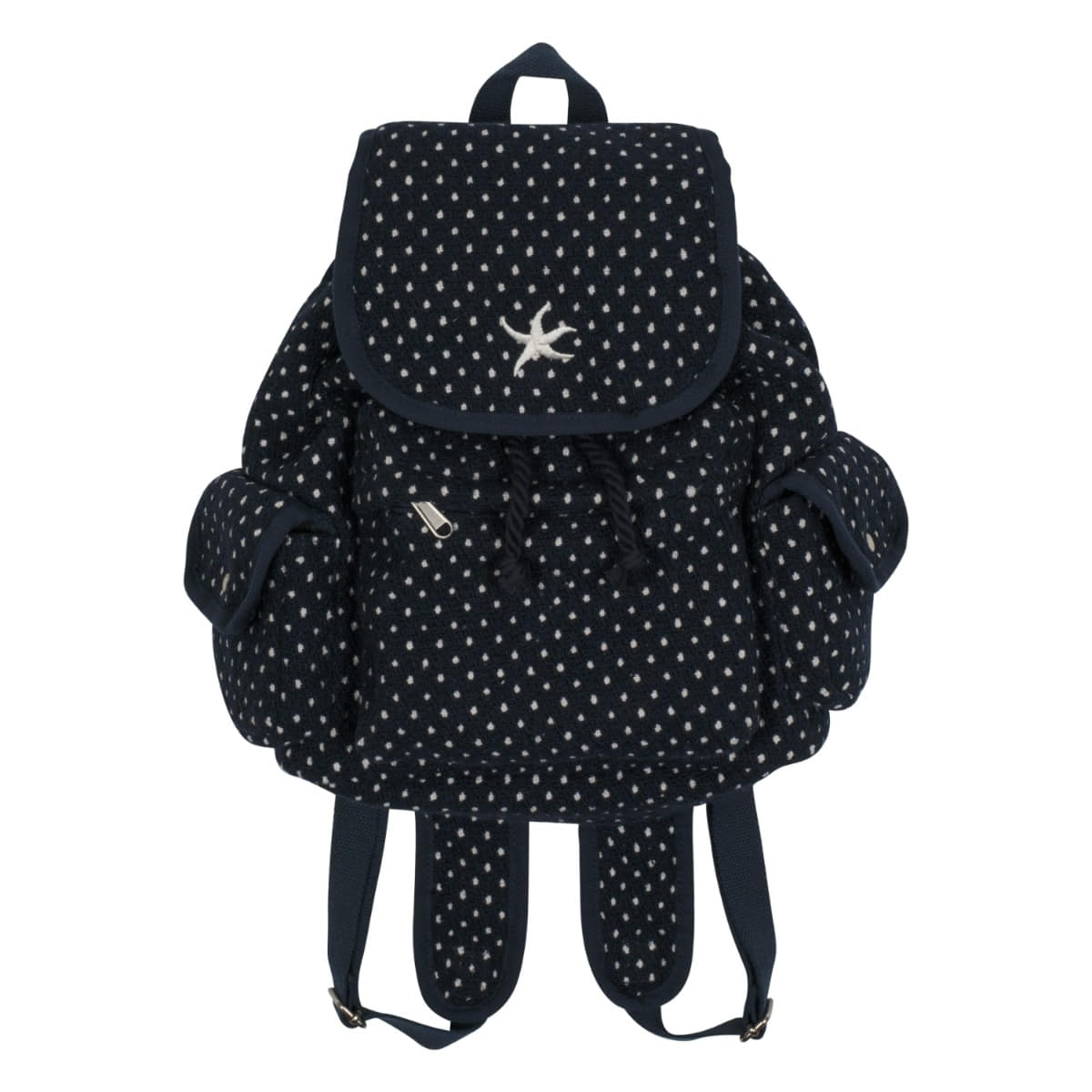 TCM starfish dot backpack (navy)