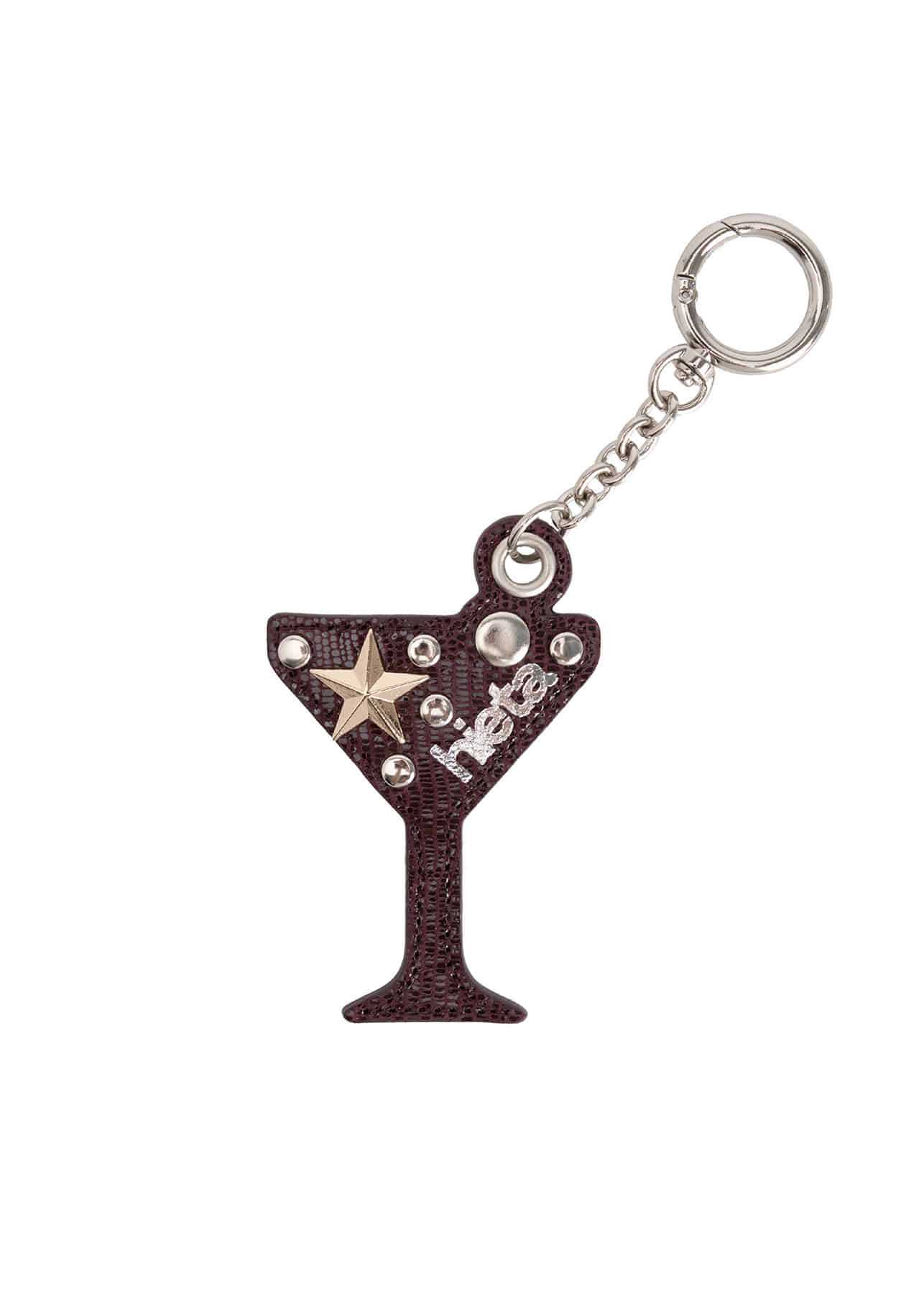 Martini Keyring / Brown