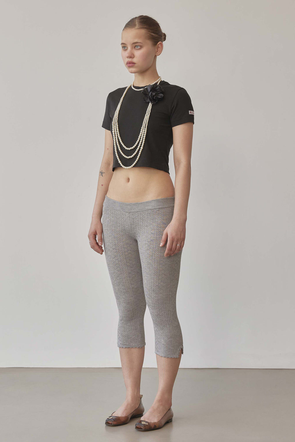 The Day Dreamers Crop Top Black