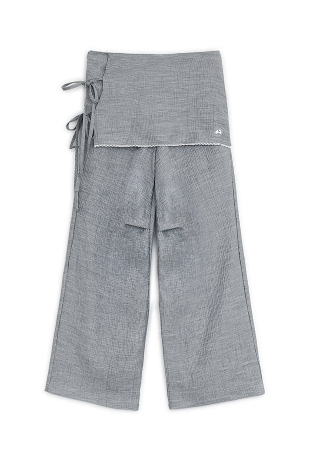 Skirt layered pants (Gray)