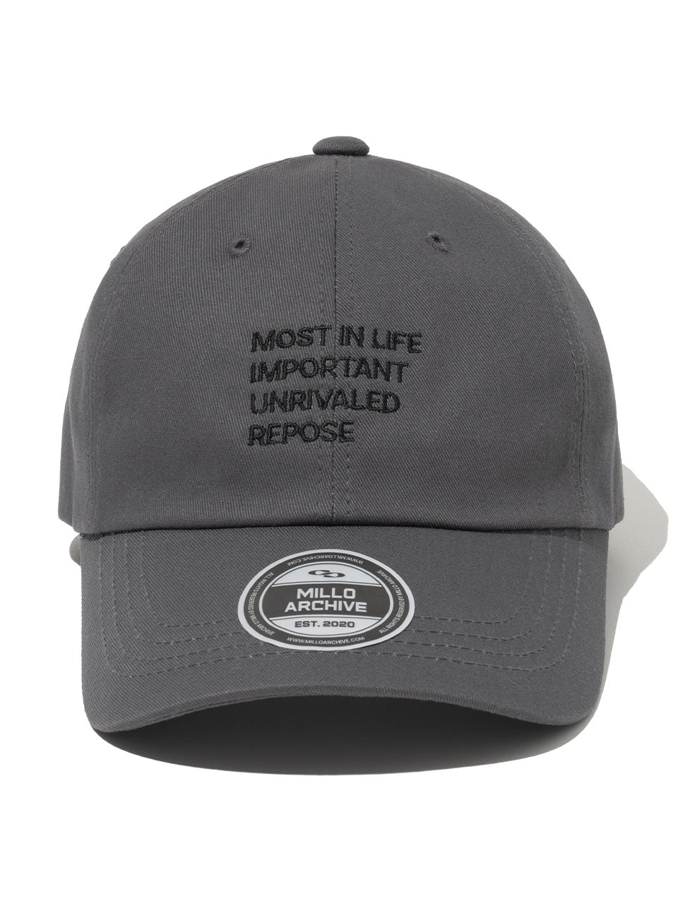Repose Signature Ball Cap Charcoal