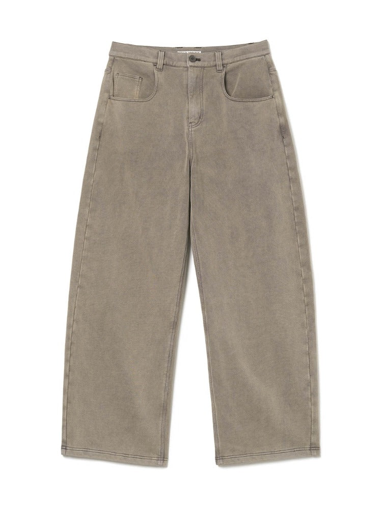 Reflect Curved Sweat Pants Cement Beige