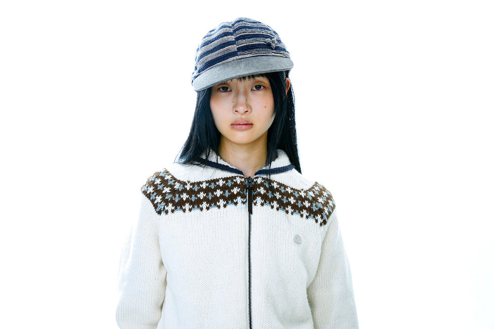MOSSY COWICHAN KNIT JACKET IVORY