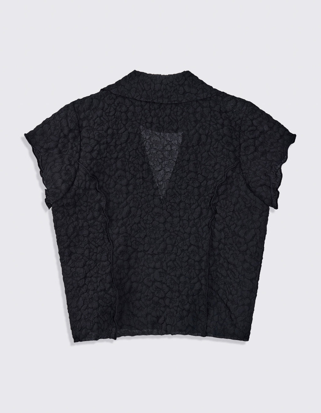 FLOWER CROPPED SHIRT / 2 Color