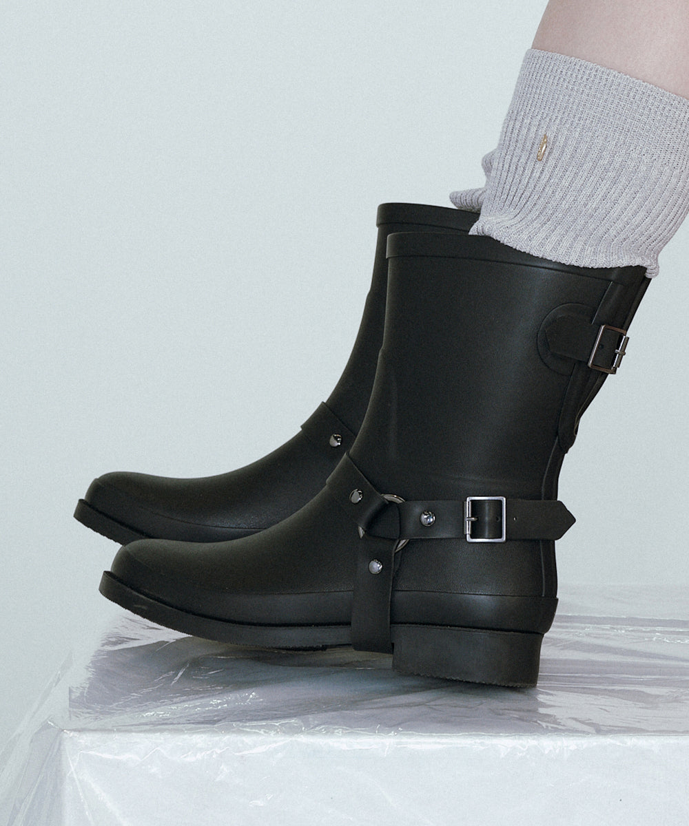 HARNESS WELLINGTON BOOTS MIDDLE / 2 Color