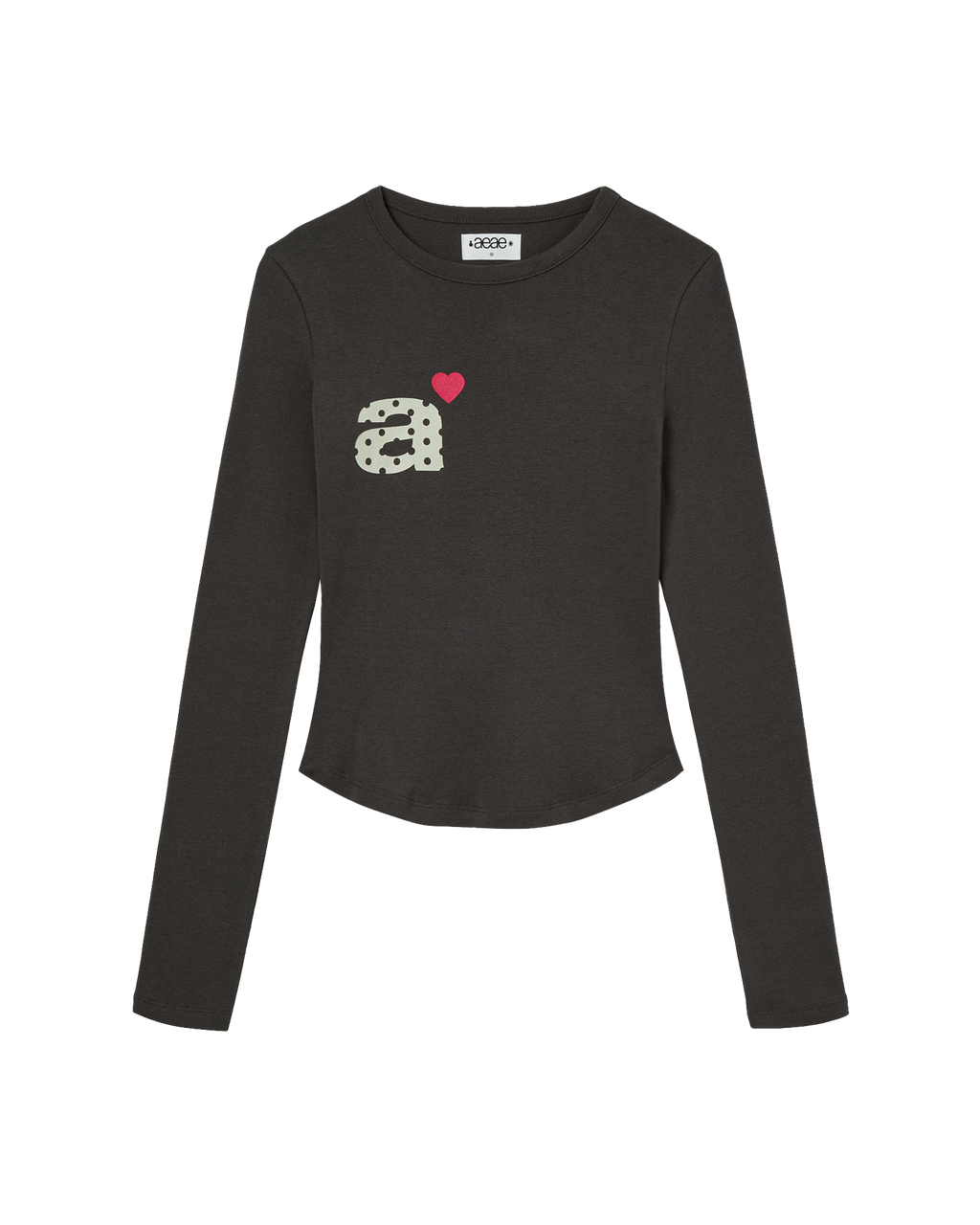 DOT SMALL LETTER L/S DARK BROWN
