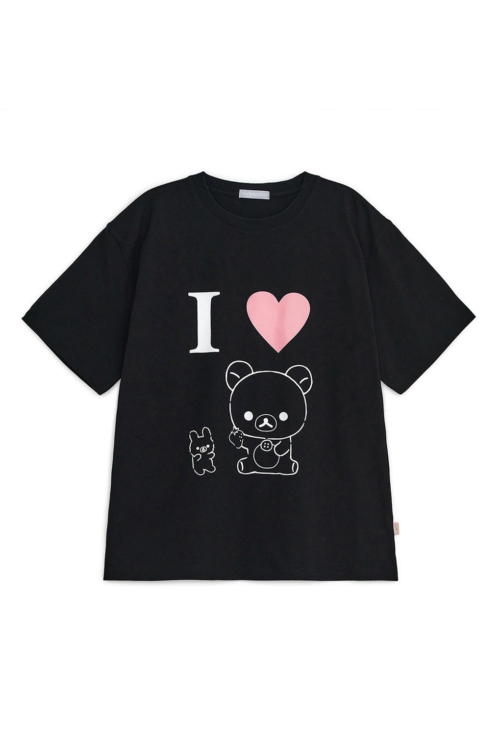 I love Korilakkuma tee (Black)