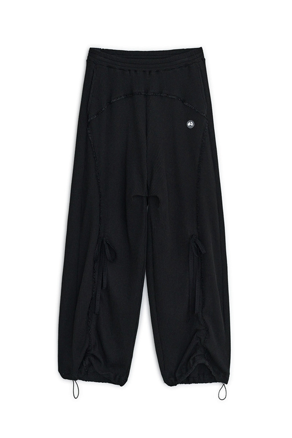 Lace jogger pants (Black)