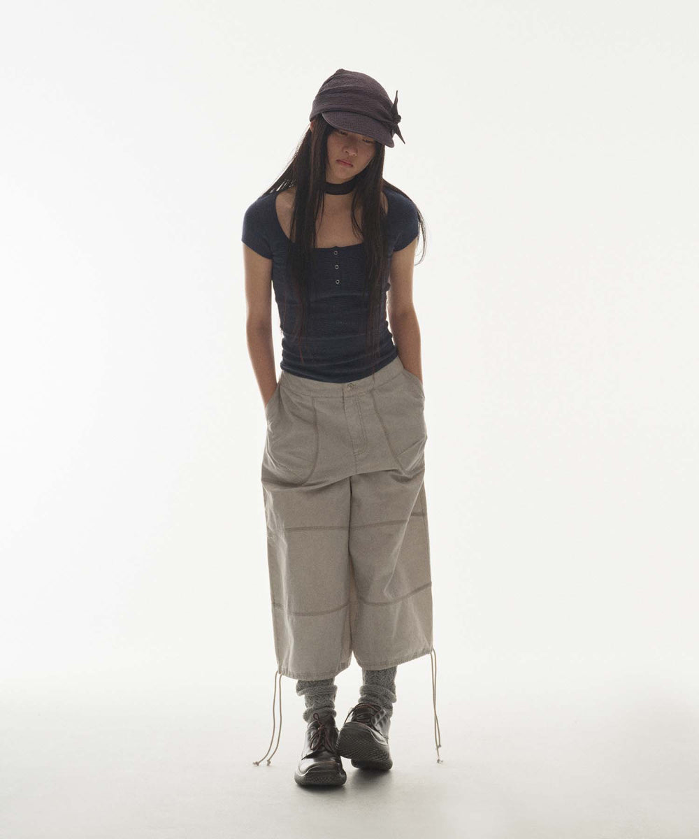 PRONG SNAP MINI LOGO TEE NAVY