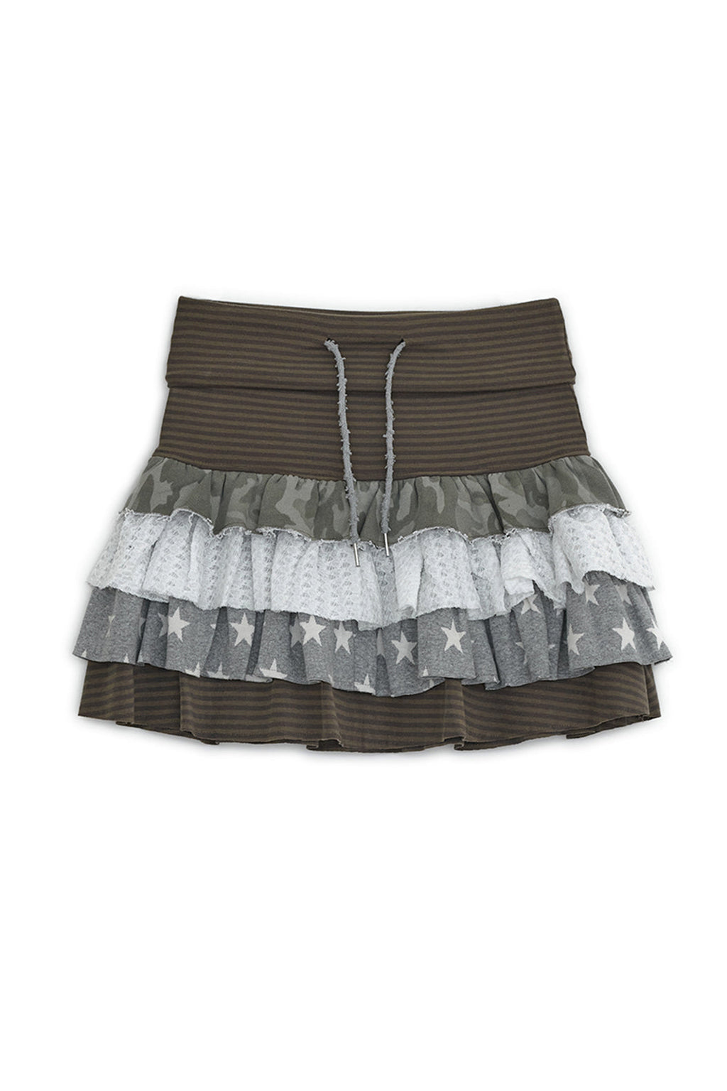Cancan layered skirt (Brown)