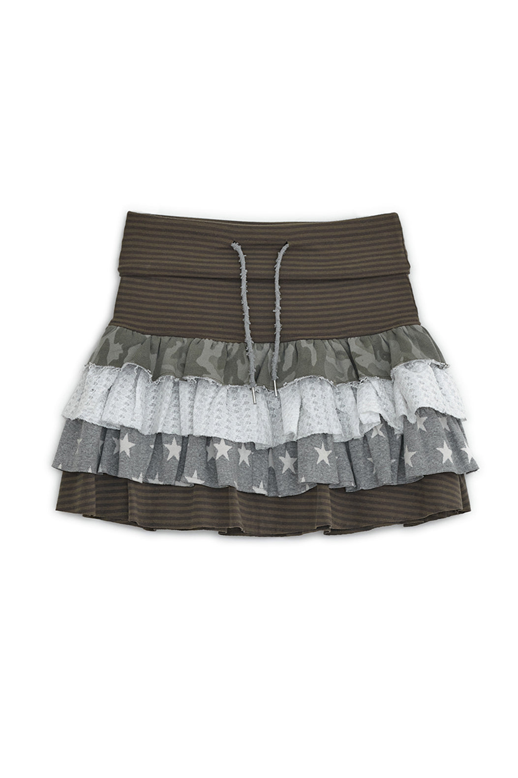 Cancan layered skirt (Brown)