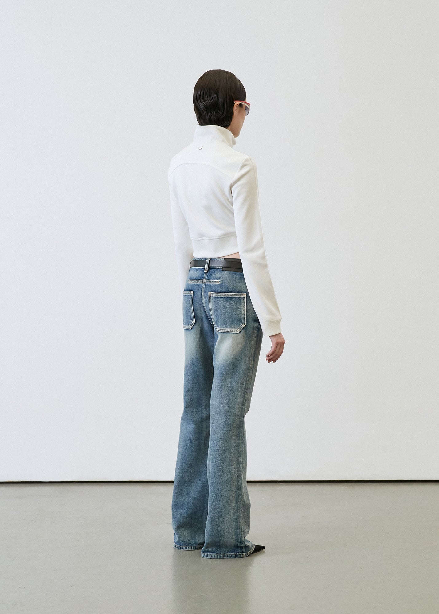 SLIM BOOTS CUT DENIM PANTS / 2 Color