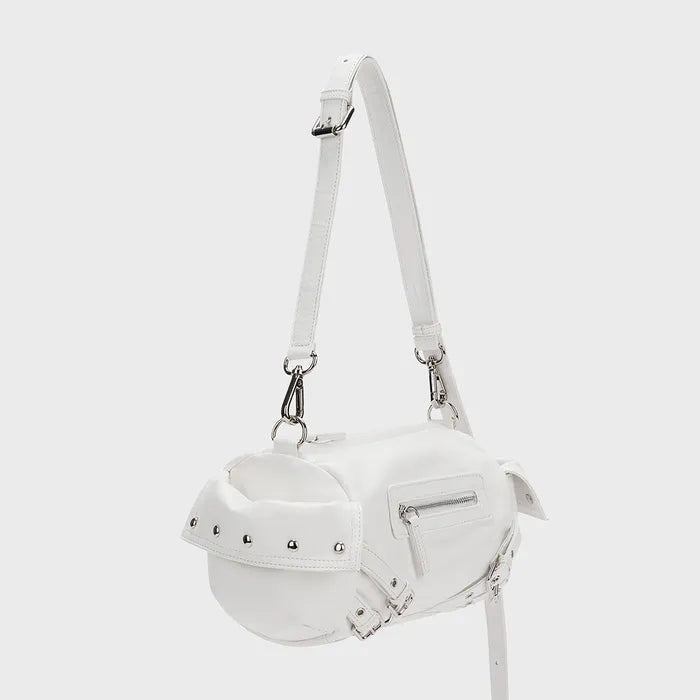 STUD POCKET BAG IN IVORY