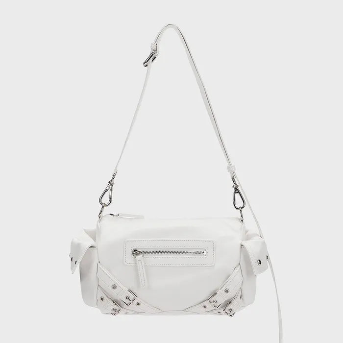 STUD POCKET BAG IN IVORY