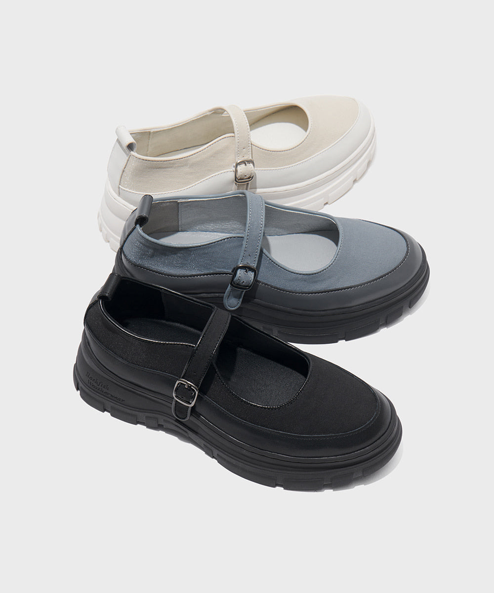 FLATFORM STRAP MARYJANES / 3 Color