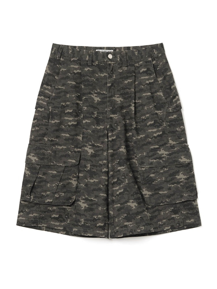 Wide Cargo Pants Camoflage