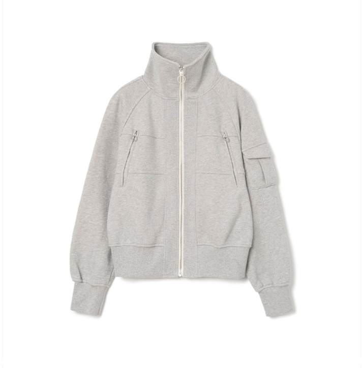 JERSEY SHORT BOMBER JACKET / 2 COLOR