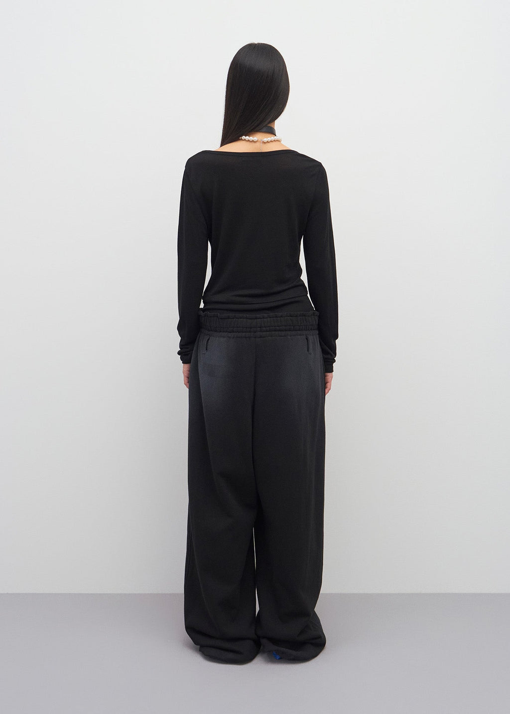 U-NECK JERSEY TOP / 2 Color