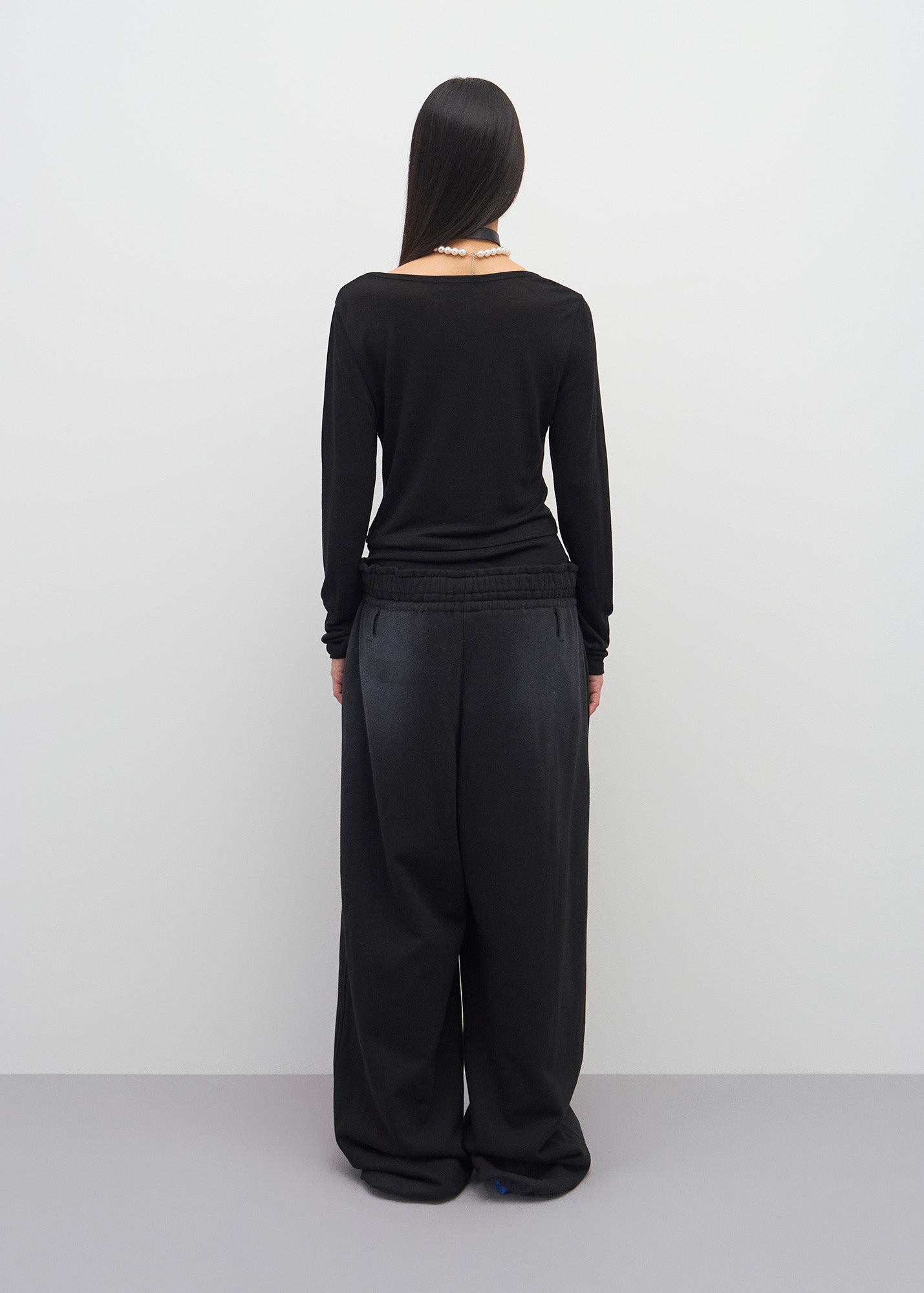 U-NECK JERSEY TOP / 2 Color