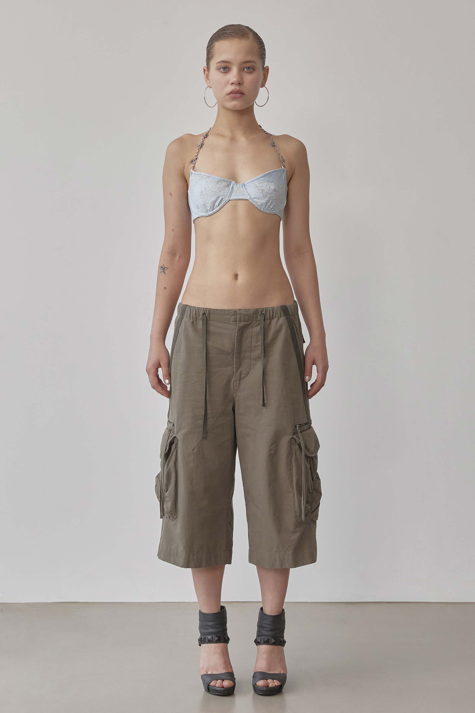 Bermuda Utility Pants Khaki