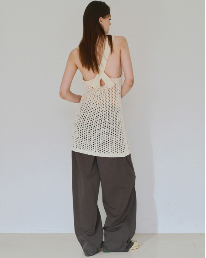 CROCHET KNIT SLEEVES / 2 COLOR