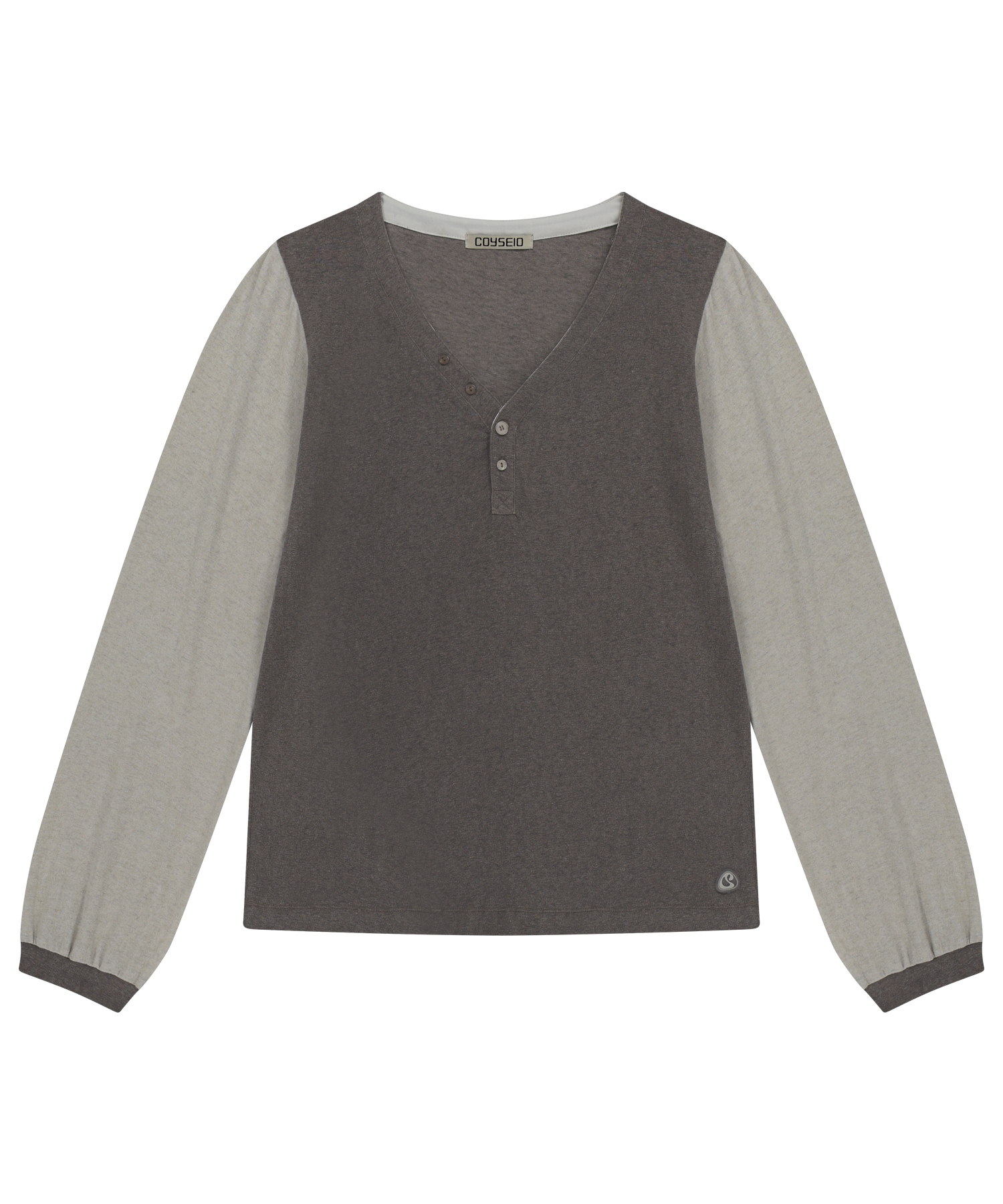 SNUG BUTTON LONGSLEEVES BROWN