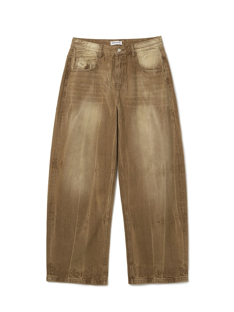 Reflect Curved Pants Washed Orange