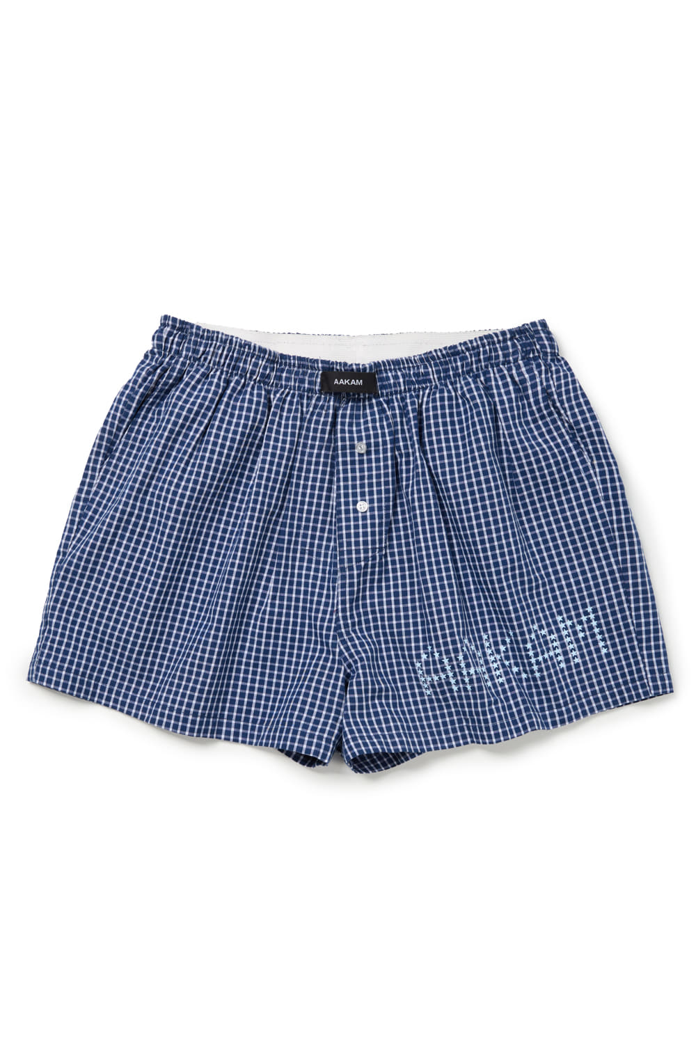 Check Boxer (Navy)