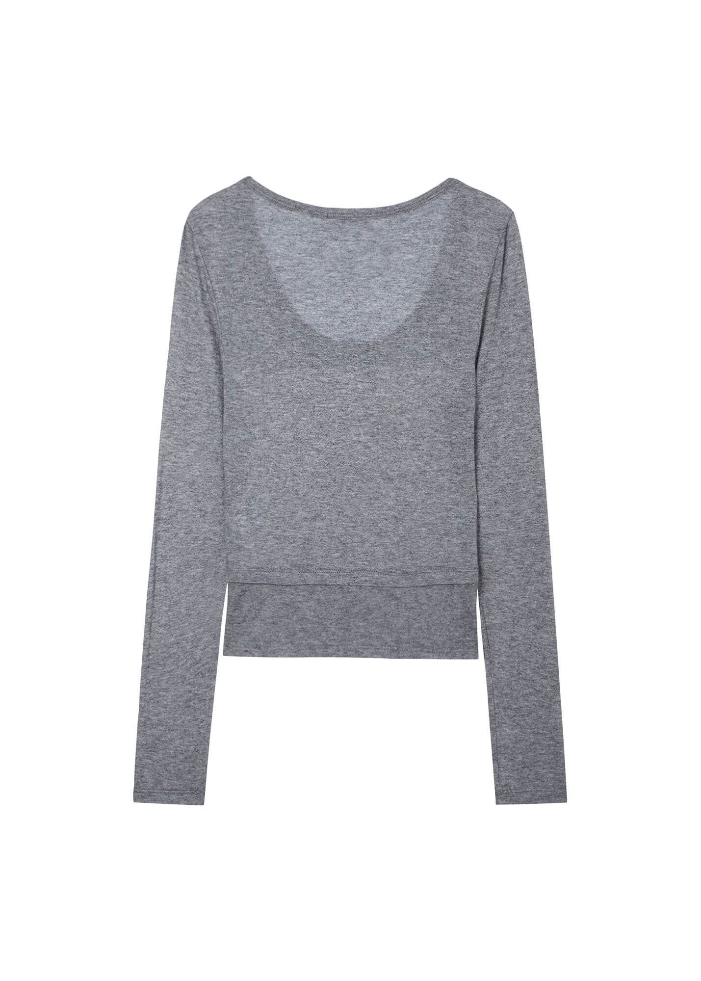 U-NECK JERSEY TOP / 2 Color