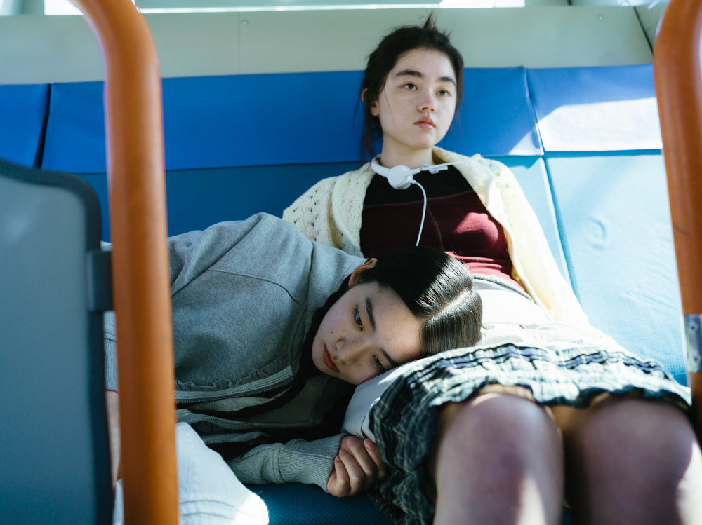 RUFFLE LACE HOOD ZIP-UP MELANGE GREY