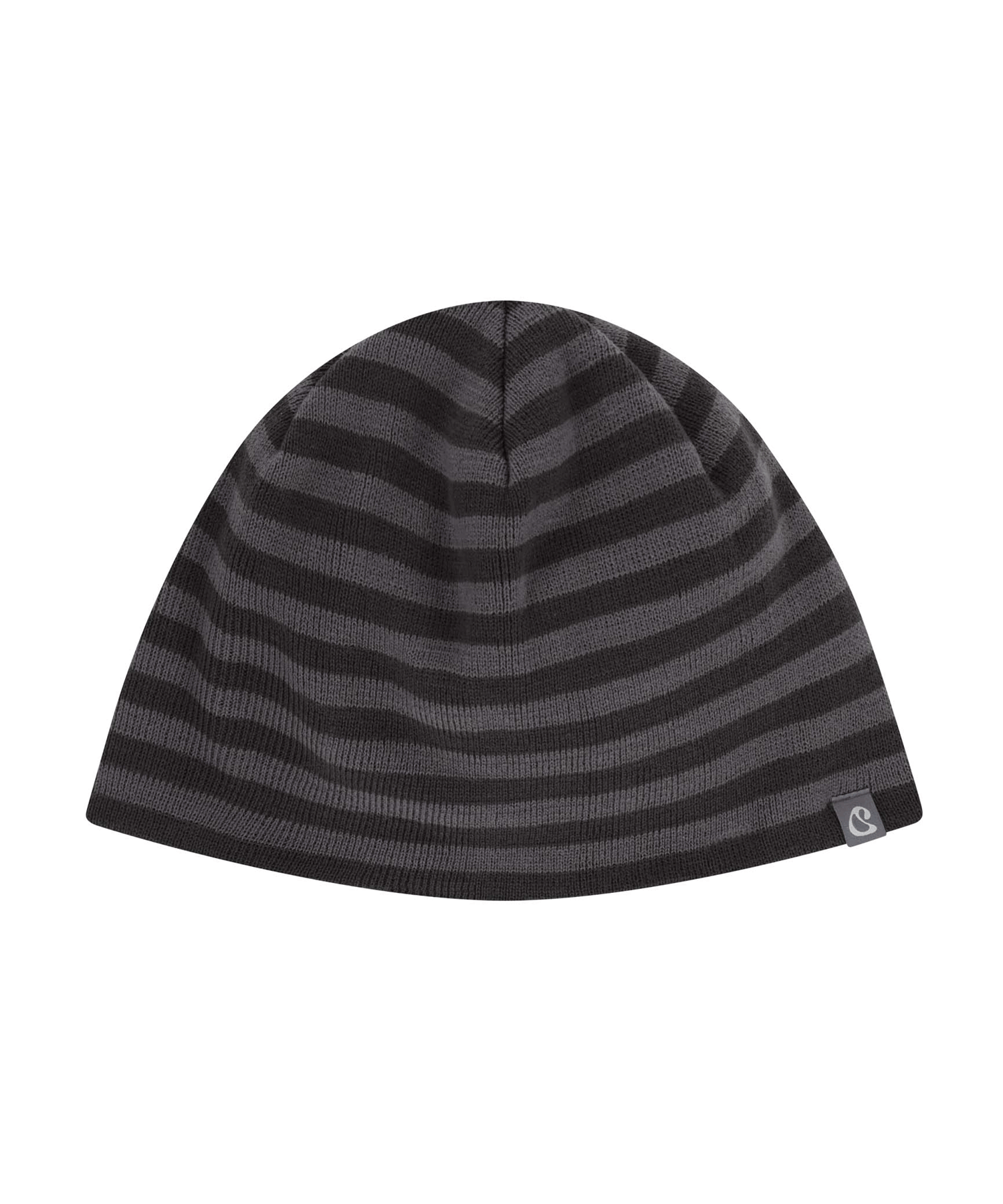 DUAL STRIPE BEANIE PURPLE GREY