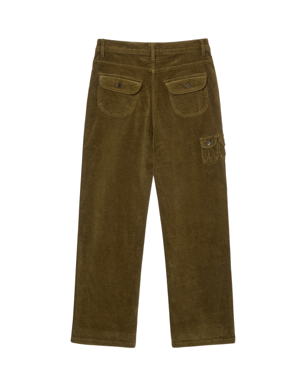 ROUND POCKET CORDUROY PANTS KHAKI