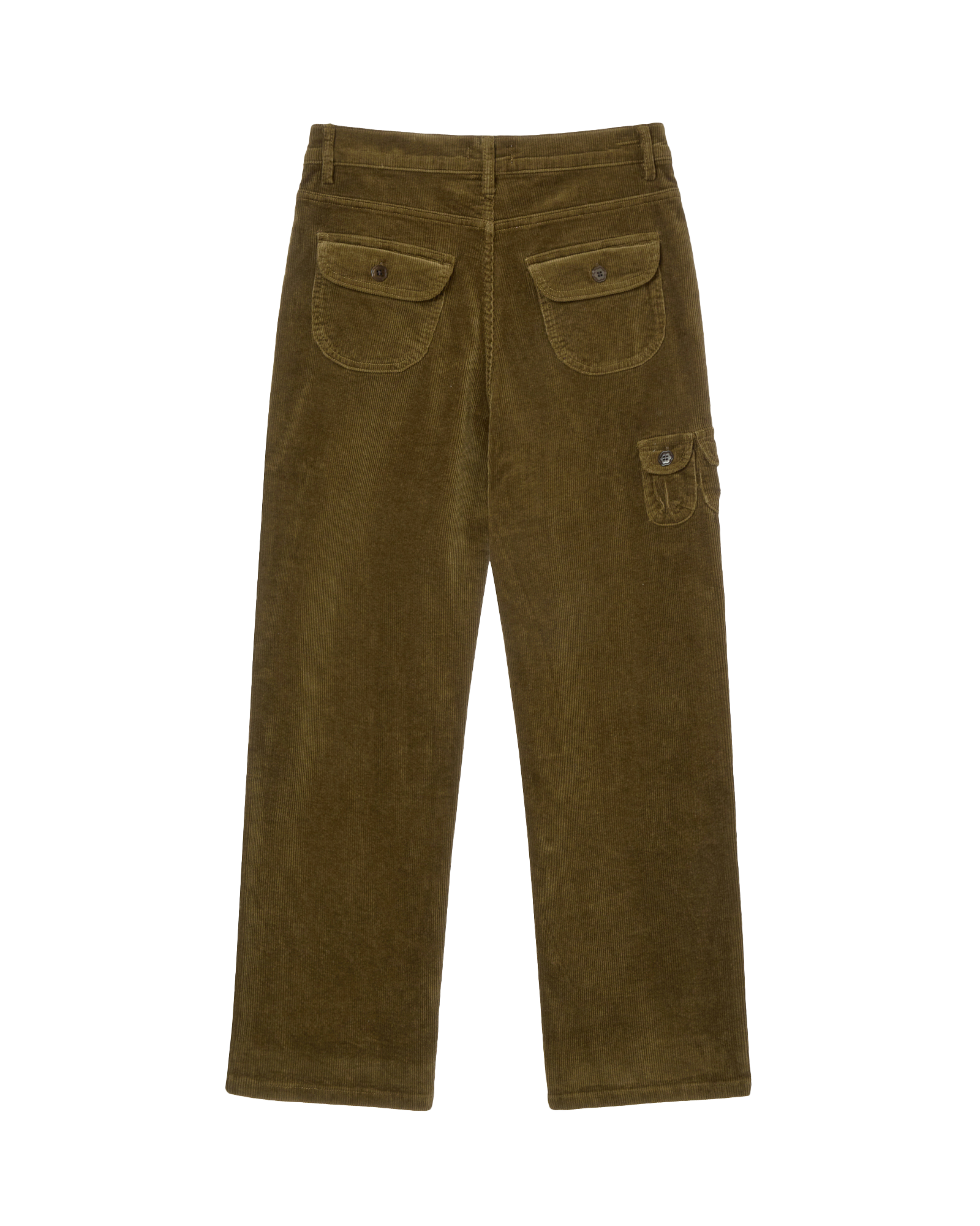 ROUND POCKET CORDUROY PANTS KHAKI