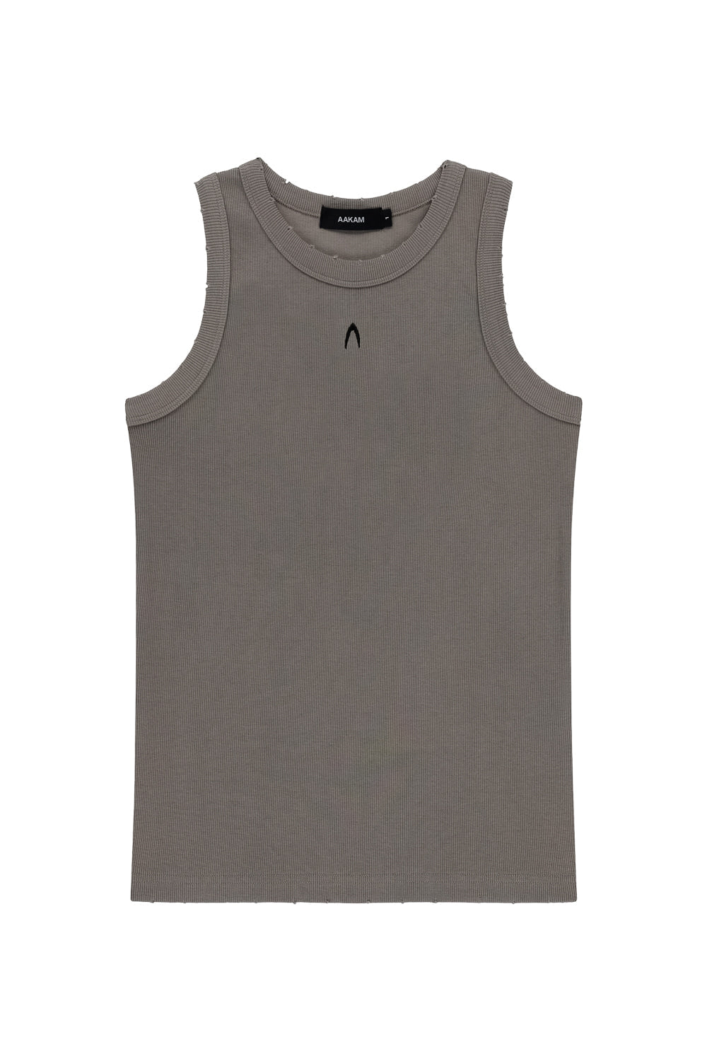 Distressed Logo Sleeveless (Brown)