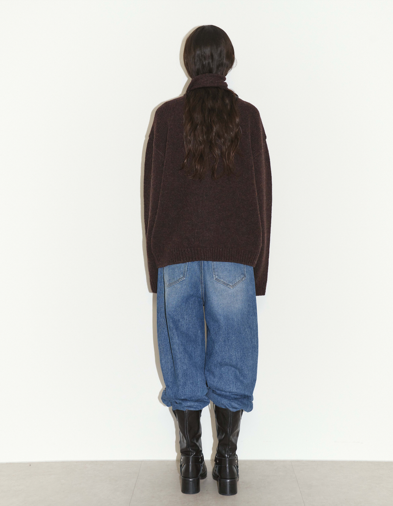 WOOL CABLE KNITTED JACKET / 2 Color