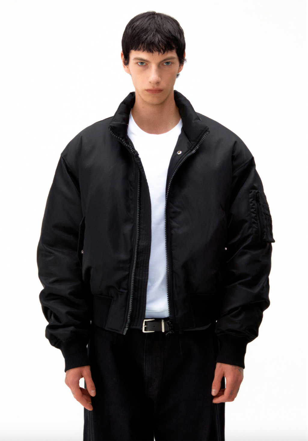 Stand Collar Neck Down Puffer Jacket