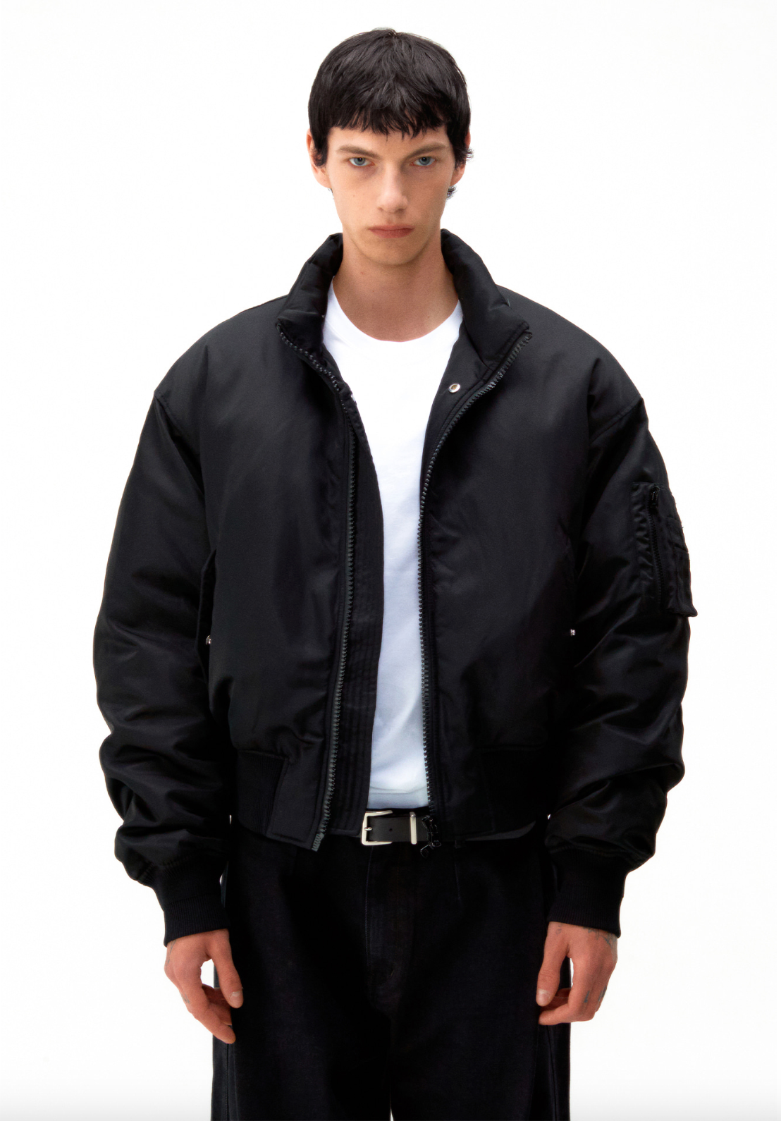 Stand Collar Neck Down Puffer Jacket