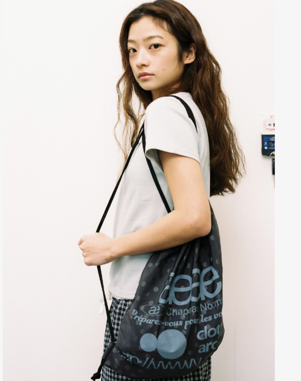 WEB LOGO DOT GYM SACK / 2 COLOR