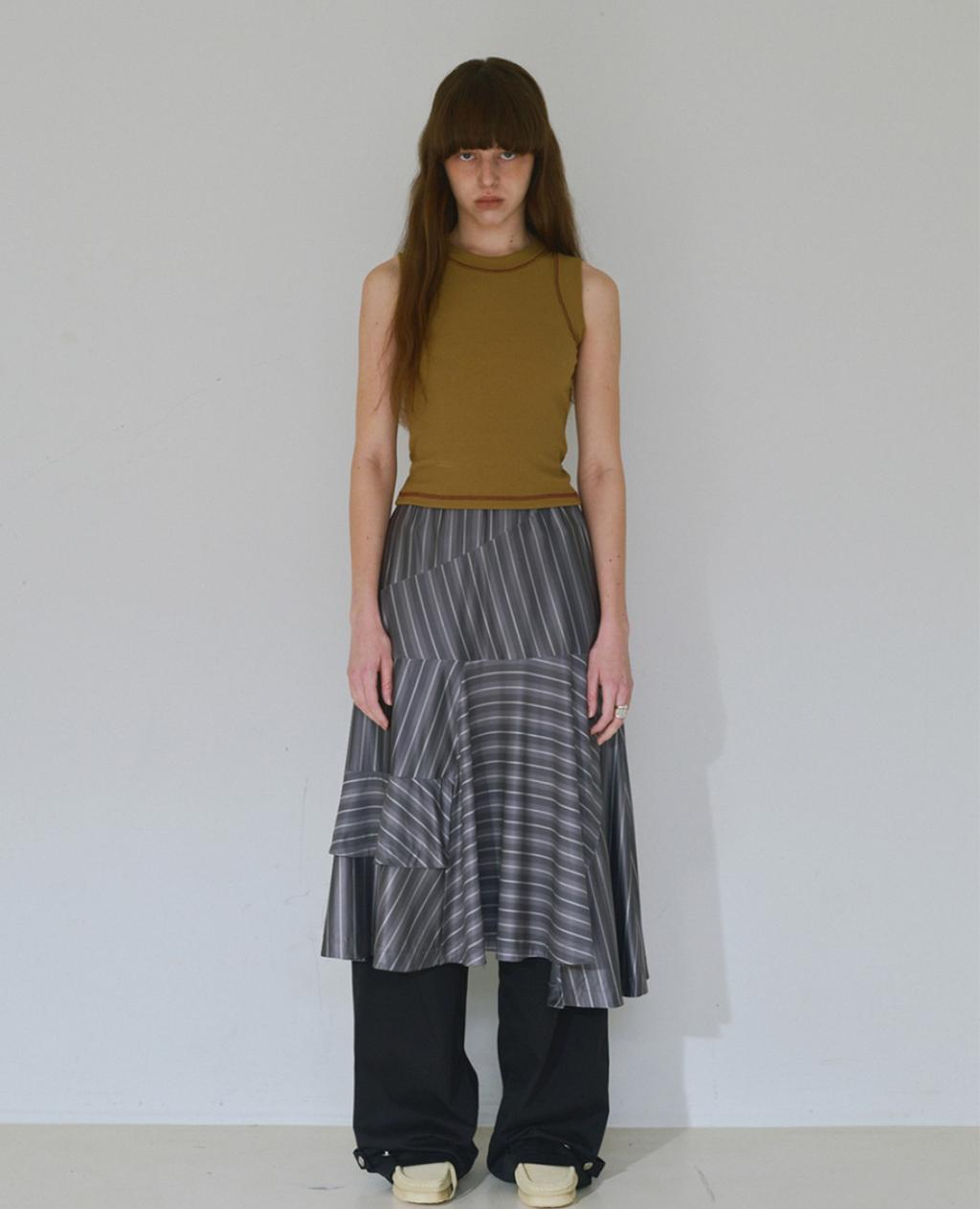 STITCH SLEEVELESS TOP / 3 COLOR