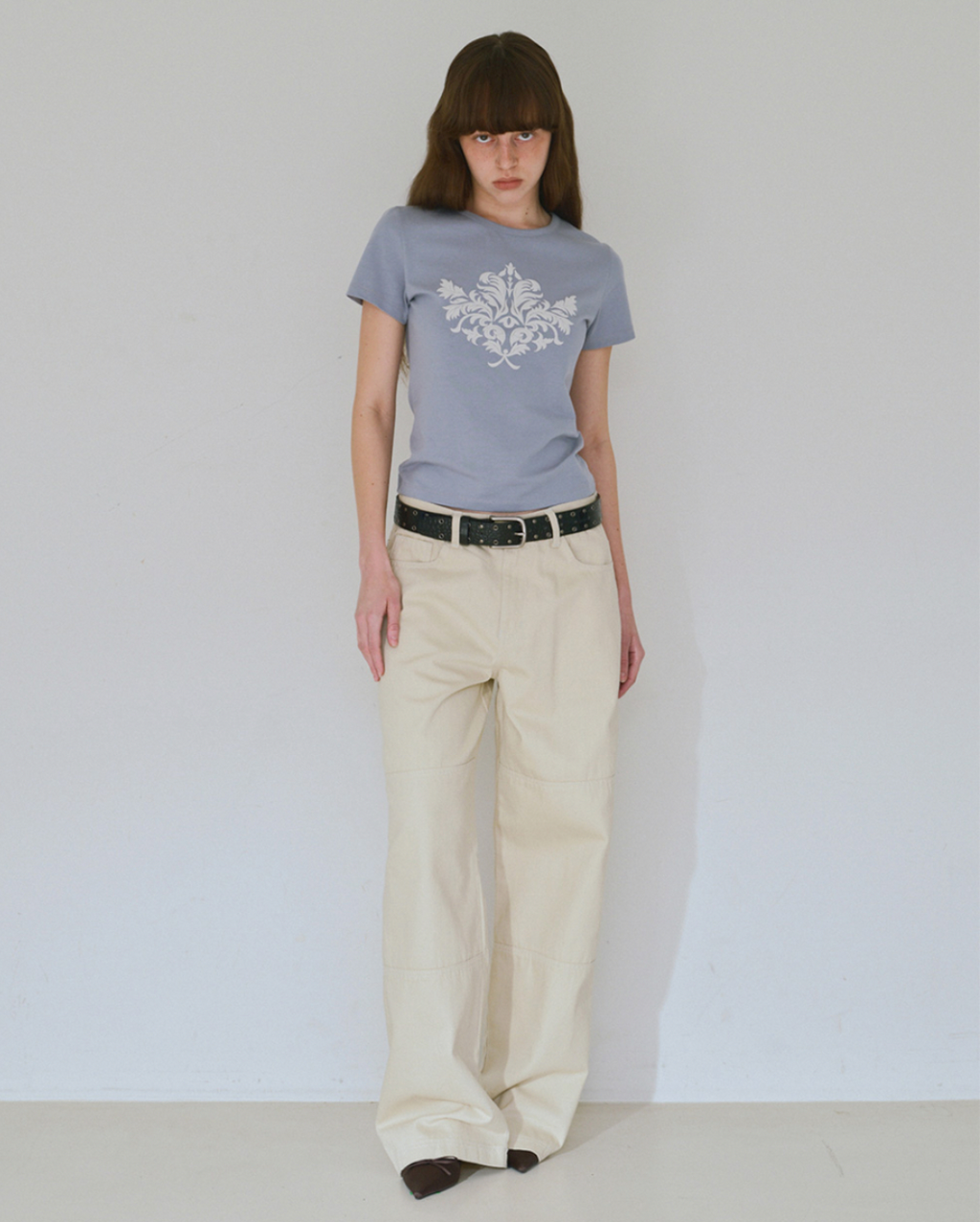 Double Knee Cotton Loose Pants / 3 COLOUR