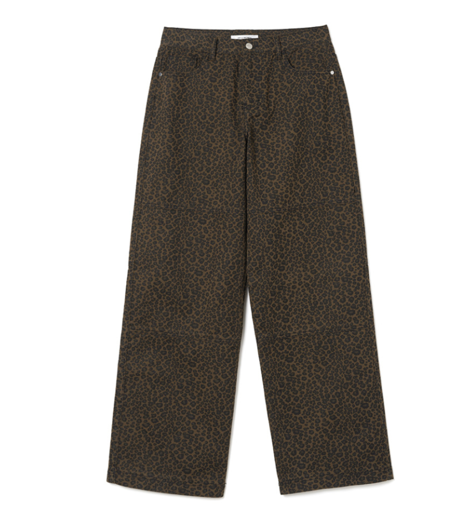 Double Knee Cotton Loose Pants / 3 COLOUR