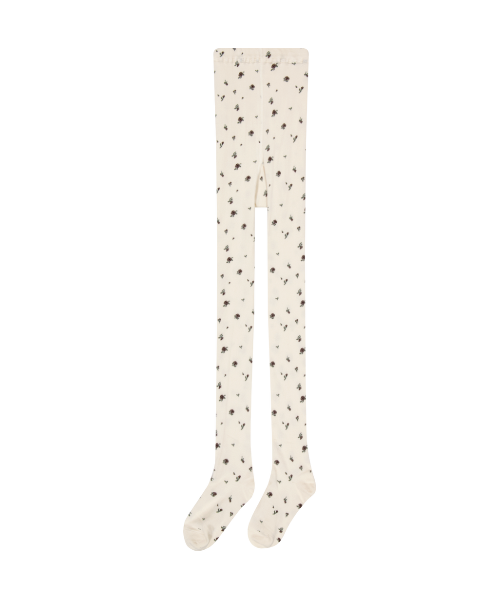 RUSTIC FLOWER STOCKING IVORY