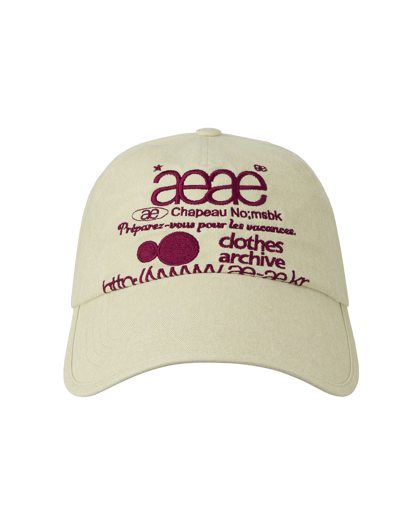 WEB LOGO PIGMENT CAP IVORY