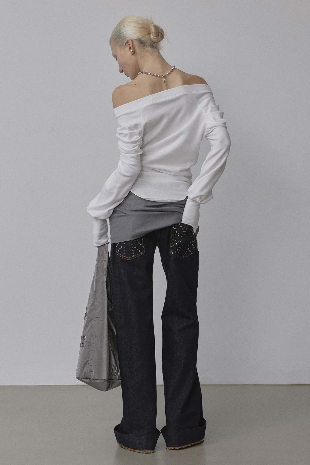 Princess Off-Shoulder Tee White