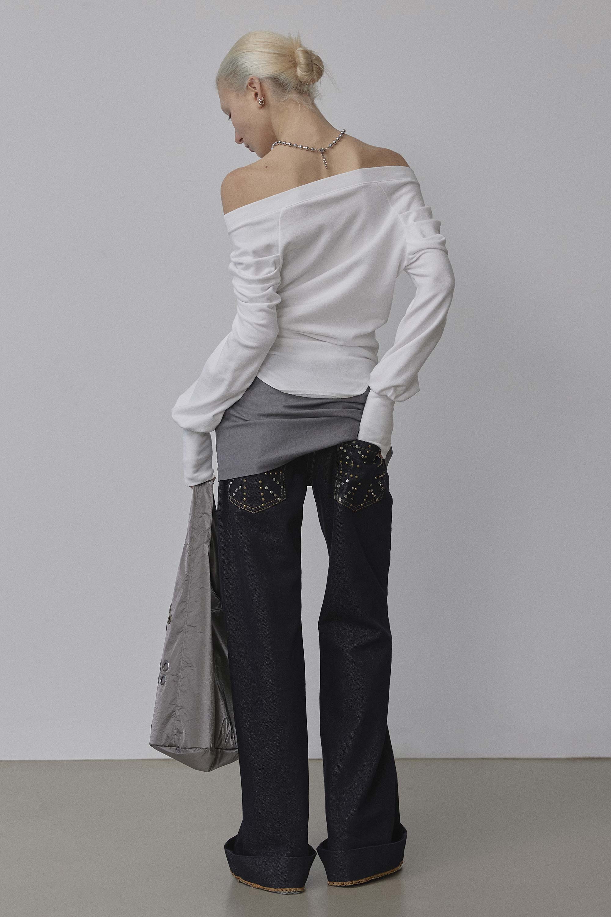 Princess Off-Shoulder Tee White