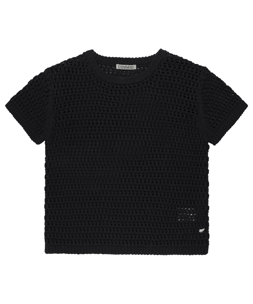 POING HALF KNIT CHARCOAL